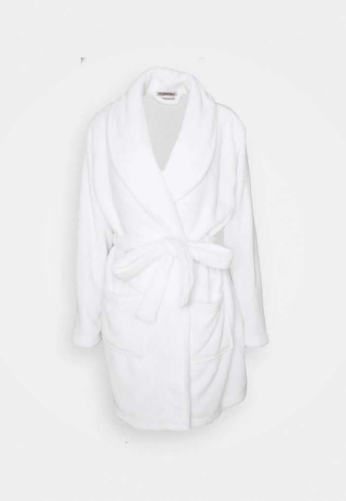 Vêtement De Nuit ANNA FIELD Anna Field Ladies Plush Bathrobe Blanche Femme | GXR-6535639